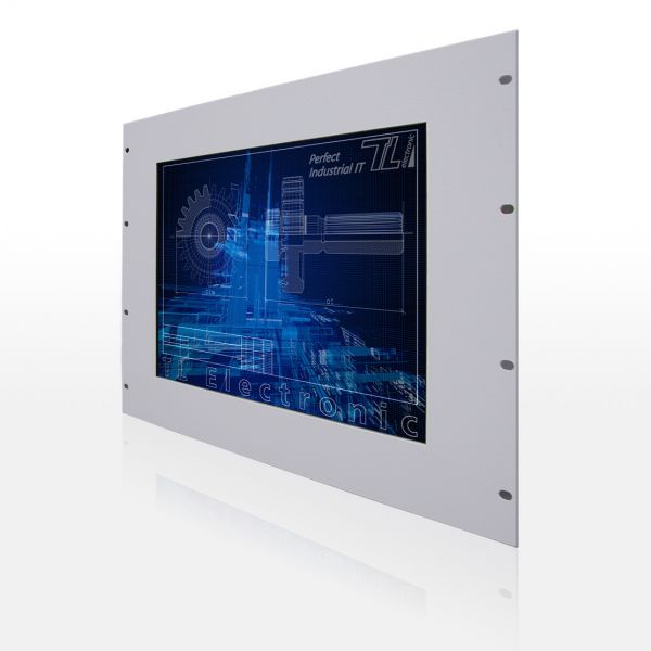 01-Industriemonitor-19-Zoll-Rack-Einbau-WM17 / TL Produkt-Welten / Industriemonitor / 19-Zoll Rack Mount / Touch-Screen für 1-Finger-Bedienung