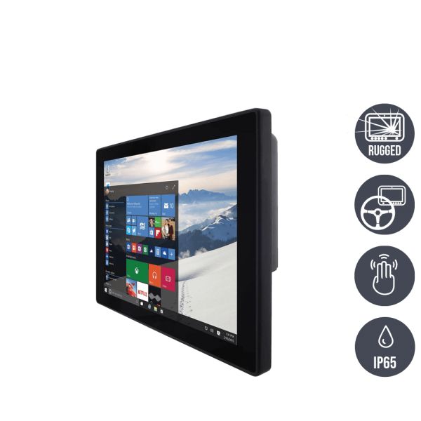 01-Rugged-Industrial-LCD-R12L100-GSM2 / TL Produkt-Welten / Panel-PC / Chassis (VESA-Mounting) / Multitouch-Screen, projiziert-kapazitiv (PCAP)