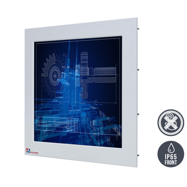 01-Einbau-Industriemonitor-WM19PMA-IP65_oT.png / TL Produkt-Welten / Industriemonitor / Panel Mount (Einbau von vorne) / ohne Touch-Screen