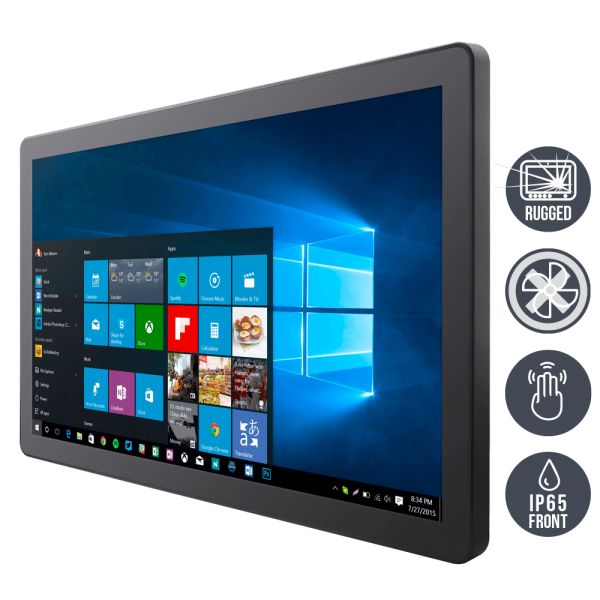 01-Chassis-Industrie-Panel-PC-W24IB3S-GCA2 / TL Produkt-Welten / Panel-PC / Chassis (VESA-Mounting) / Multitouch-Screen, projiziert-kapazitiv (PCAP)