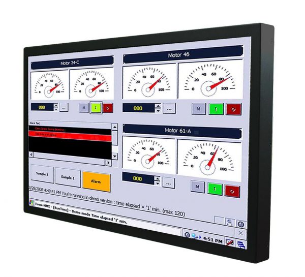 01-Chassis-Industrie-Panel-PC-W22IK7T-CHA3 / TL Produkt-Welten / Panel-PC / Chassis (VESA-Mounting) / Touch-Screen für 1-Finger-Bedienung