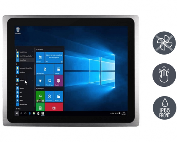 01-PCAP-Multitouch-Industrie-Panel-PC-R19IP7T-PPM1-v1.png / TL Produkt-Welten / Panel-PC / Panel Mount (Einbau von vorne) / Multitouch-Screen, projiziert-kapazitiv (PCAP)