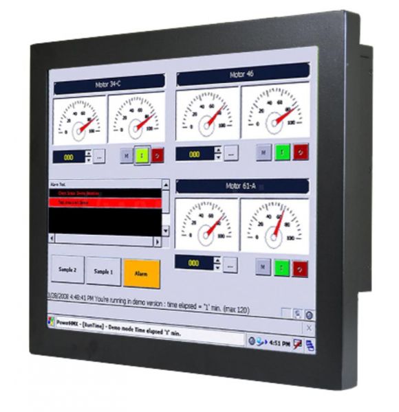 01-Chassis-Industrie-Panel-PC-R17IB7T-CHM1 / TL Produkt-Welten / Panel-PC / Chassis (VESA-Mounting) / Touch-Screen für 1-Finger-Bedienung