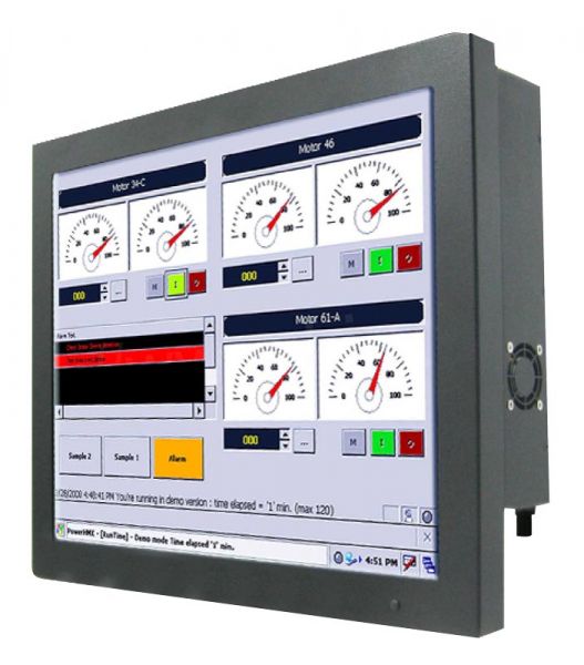 01-Chassis-Industrie-Panel-PC-W15IB7T-CHA2 / TL Produkt-Welten / Panel-PC / Chassis (VESA-Mounting) / Touch-Screen für 1-Finger-Bedienung