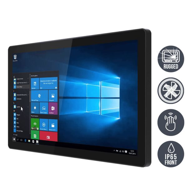 01-Front-W24IP3S-GCA2 / TL Produkt-Welten / Panel-PC / Chassis (VESA-Mounting) / Multitouch-Screen, projiziert-kapazitiv (PCAP)