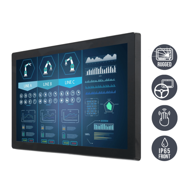 01-Chassis-Industriemonitor-W24L100-GCA2.png / TL Produkt-Welten / Industriemonitor / Chassis (VESA-Mounting) / Multitouch-Screen, projiziert-kapazitiv (PCAP)