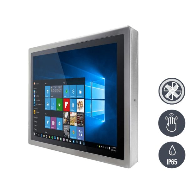 01-Industrie-Panel-PC-IP65-Edelstahl-PCAP-Multi-Touch-R17IK3S-SPA1 / TL Produkt-Welten / Panel-PC / Chassis Edelstahl (VESA-Mounting) / Multitouch-Screen, projiziert-kapazitiv (PCAP)