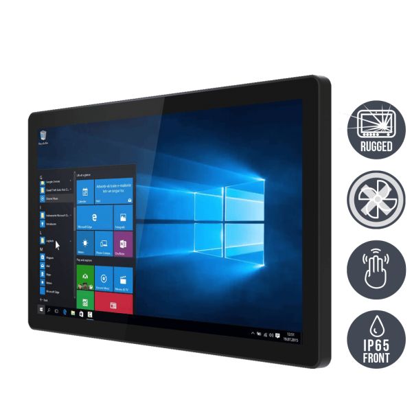 01-Front-W22IP3S-GCA3 / TL Produkt-Welten / Panel-PC / Chassis (VESA-Mounting) / Multitouch-Screen, projiziert-kapazitiv (PCAP)