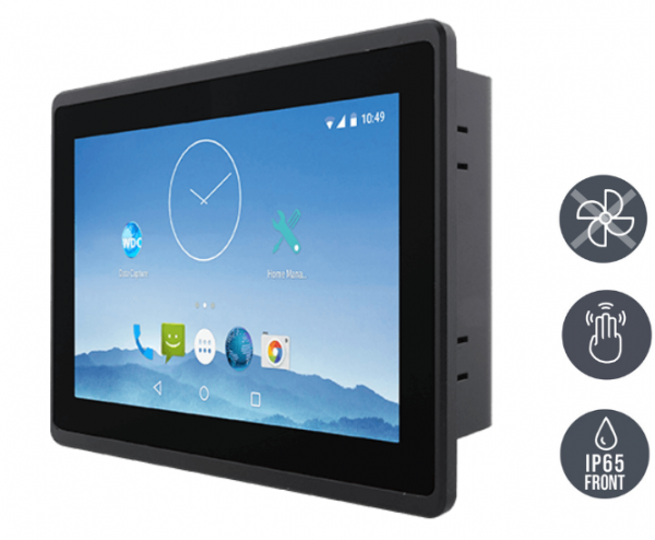 01-Front-right-W07IAN3S-EHT1-v1.png / TL Produkt-Welten / Panel-PC / Panel Mount (Einbau von vorne) / Multitouch-Screen, projiziert-kapazitiv (PCAP)