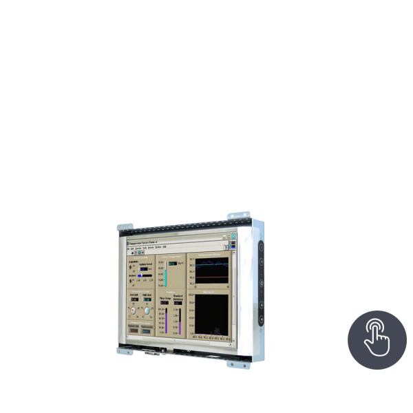 21-Einbau-Industrie-LCD-R10L600-OFP1_mT.png / TL Produkt-Welten / Industriemonitor / Open Frame (Einbau von hinten) / Touch-Screen für 1-Finger-Bedienung