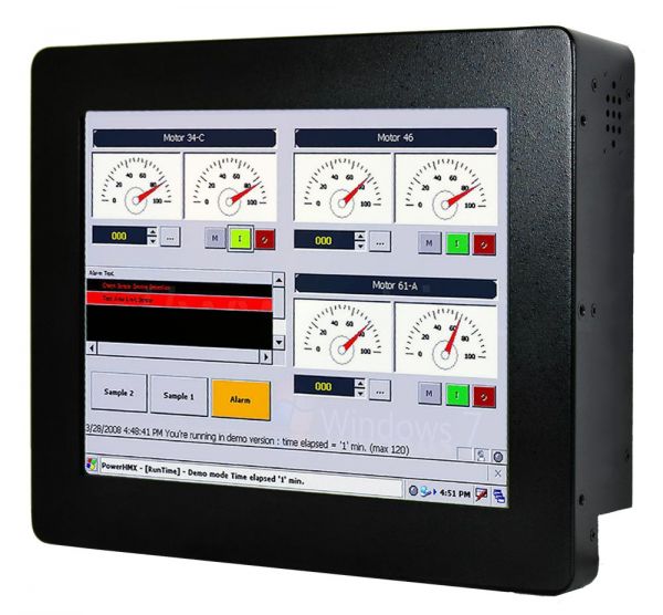 01-Front-right-W10IB3S-CHH1 / TL Produkt-Welten / Panel-PC / Chassis (VESA-Mounting) / Touch-Screen für 1-Finger-Bedienung