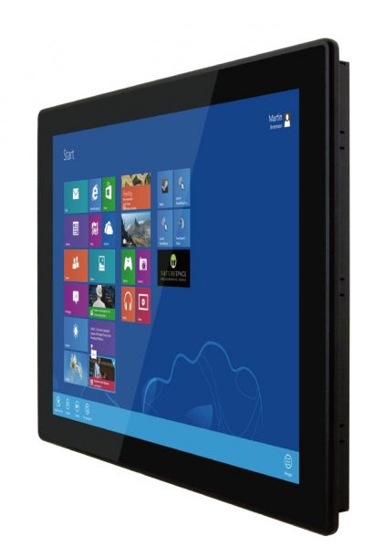 01-Front-right-R15IKWS-MHC3 / TL Produkt-Welten / Panel-PC / Panel Mount (Einbau von vorne) / Multitouch-Screen, projiziert-kapazitiv (PCAP)