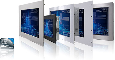 Panel Industrie PC mit Atom D2700 CPU