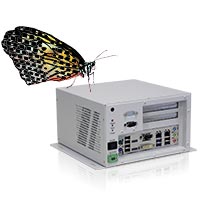 Der EmbeddedLine EL211x Embedded-Box-Industrie-PC verfügt über bis zu zwei Erweiterungssteckplätze