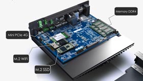 Booksize-Industrie-PC optimal passiv gekühlt und ausfallsicher designed