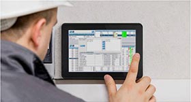 GC-Serie Panel-PC als HMI-Terminal für Benutzereingaben