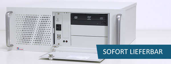 Nur 1 bis 3 Tage Lieferzeit für Industrie-PCs für das 19-Zoll-Rack