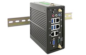 Embedded-PC DR2100-P auf der Hutschiene