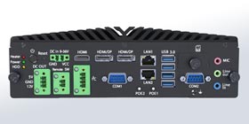 EmbeddedLine EL1097 Rückseite mit vielen Schnittstellen