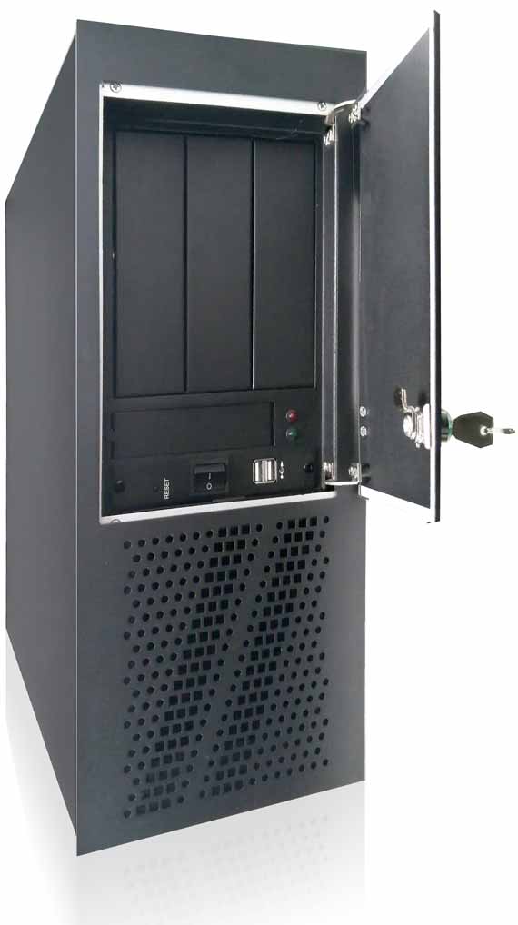 Desktop Industrie-PC in schwarz