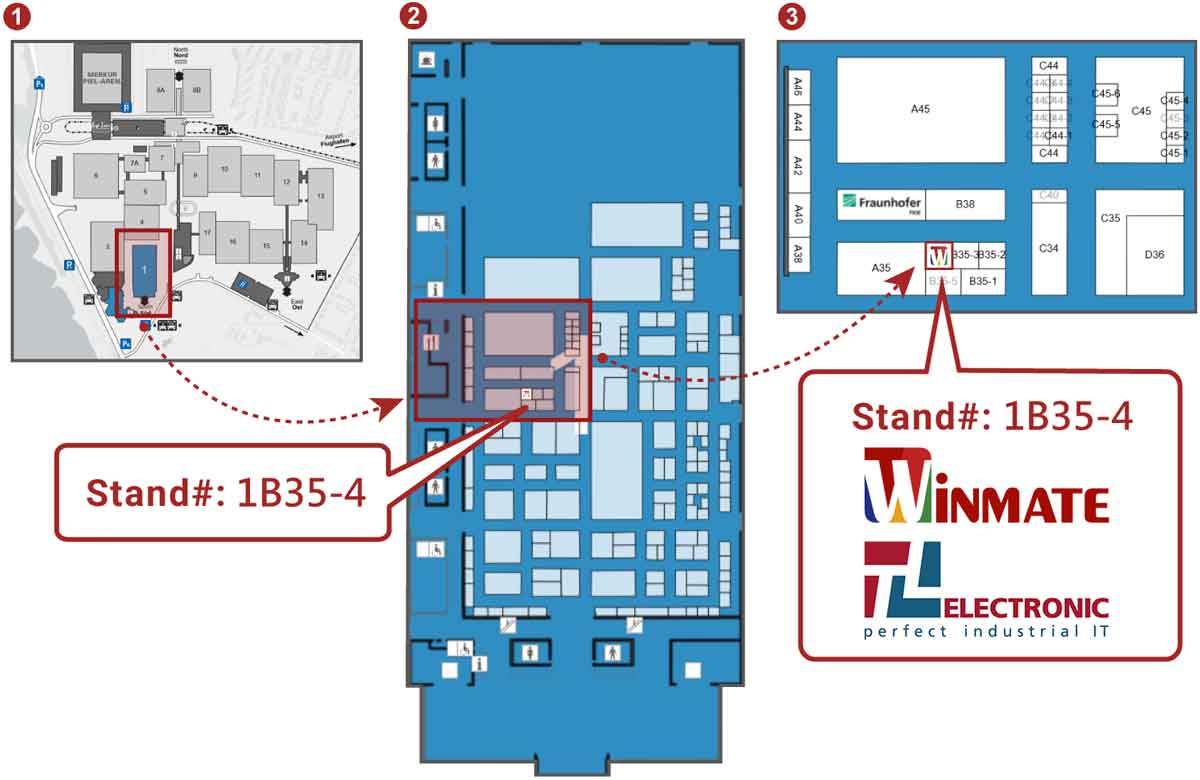 Stand# 1B35-4 Winmate und TL Electronic
